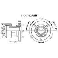 Фланцевый переходник Alco Controls OM0-CCE 805043